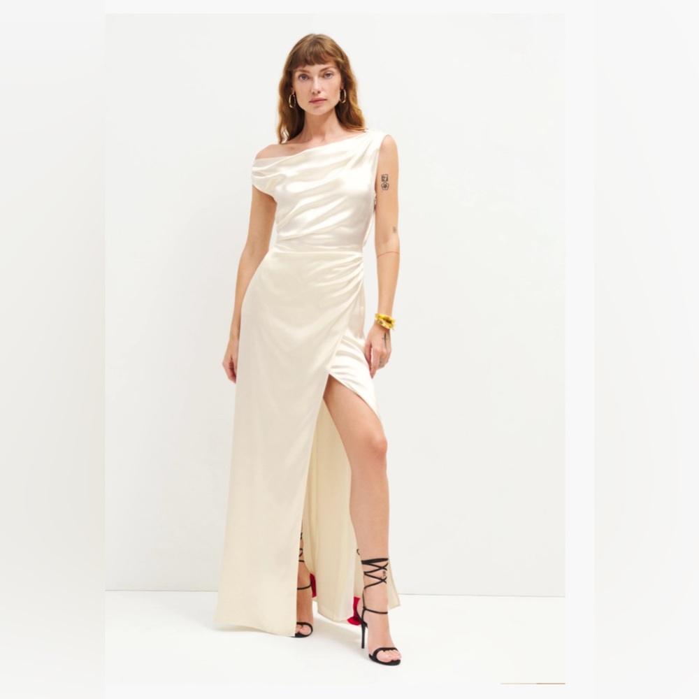 Reformation Poema Silk Dress NWT